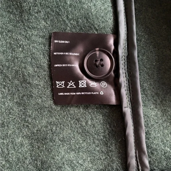 NWT Bernardo Women’s Notch Lapel Single Breasted Forest Green Coat Size Small - Picture 4 of 10